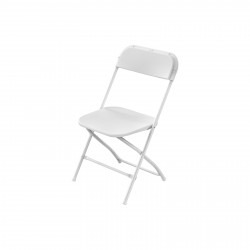 WHITE FOLDING CHAIRS