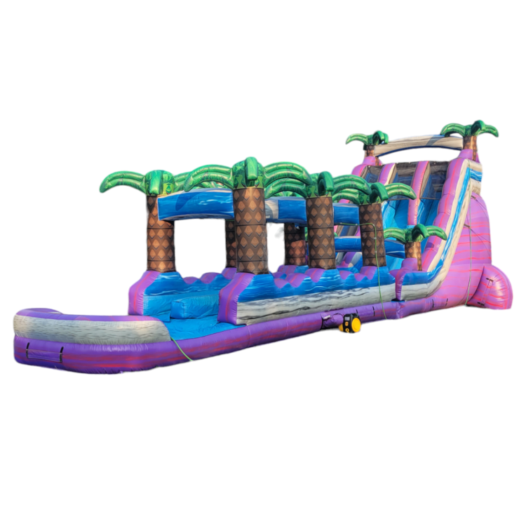 DOUBLE LANE WATER SLIDES