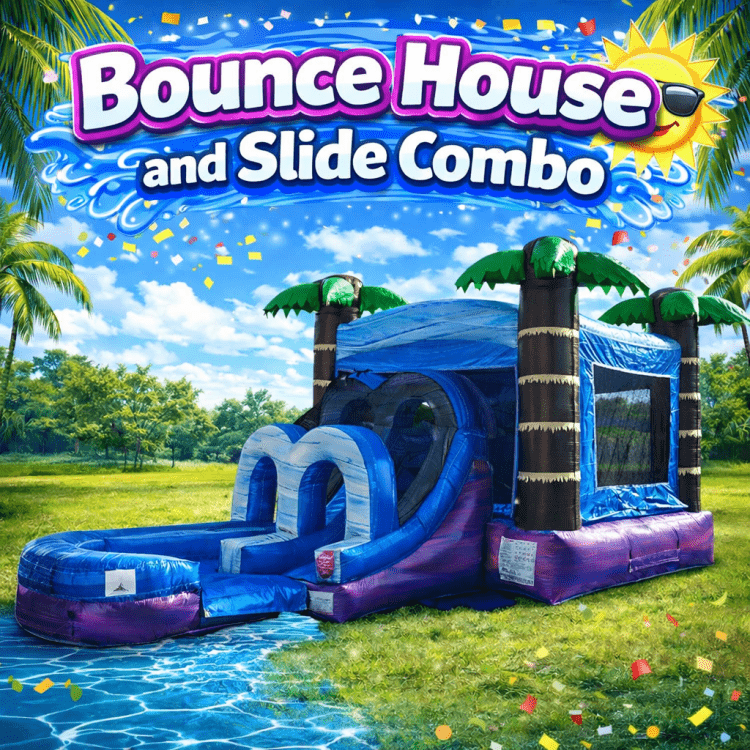 BOUNCE HOUSE AND SLIDE COMBO